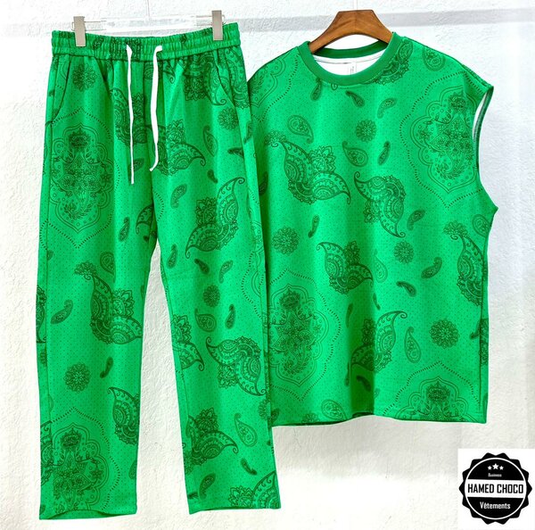 Tenue décontractée verte