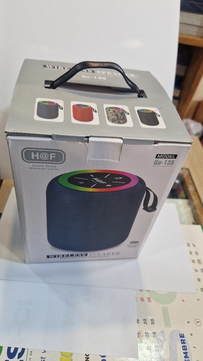 Enceinte Sans Fil LED Portable