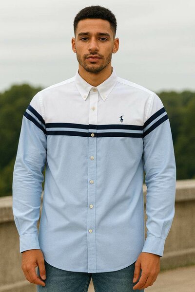 Chemise Homme à Rayures Élégante