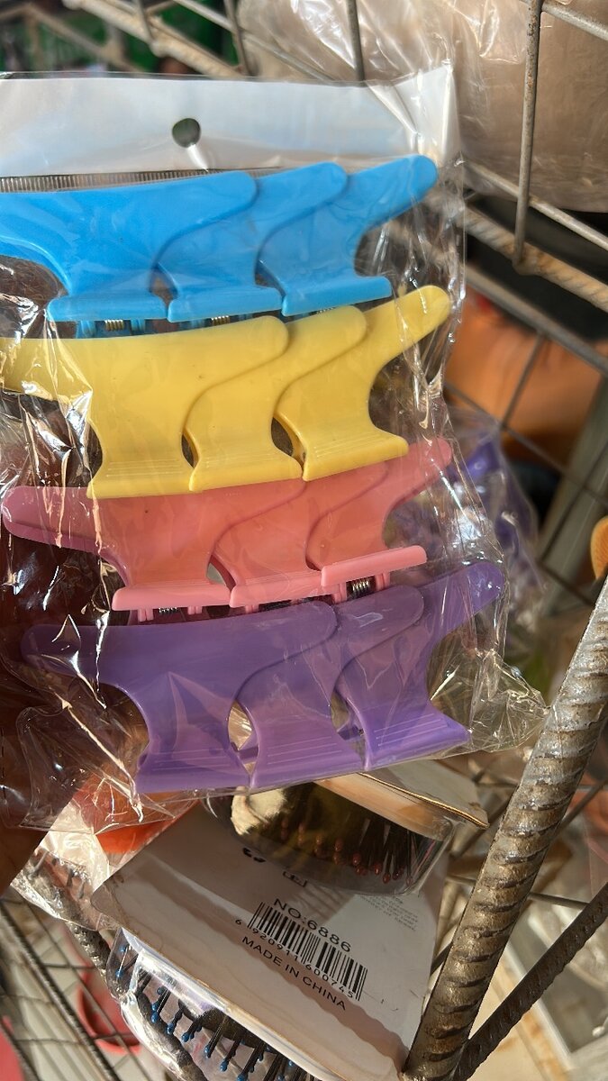 Butterfly hair clips