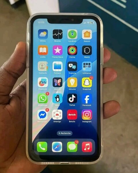 iPhone XR blanc