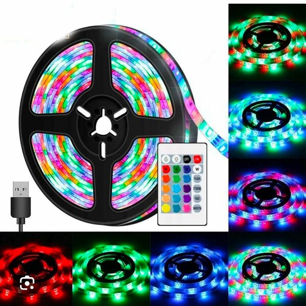 Bande LED RGB avec télécommande