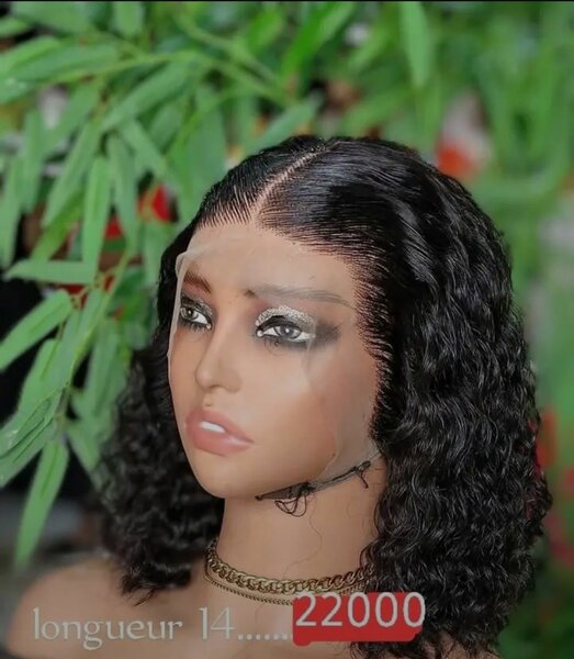 Perruque Lace Front Bouclée