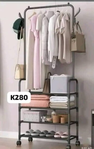 outdoor clothes hanger on wheels