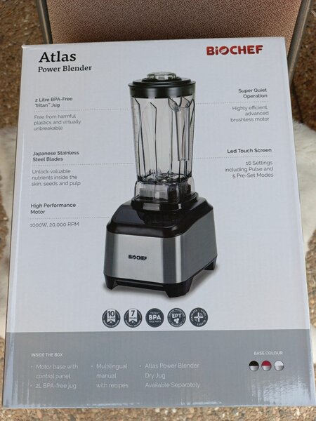 BioChef Atlas Power Blender 1000W High.