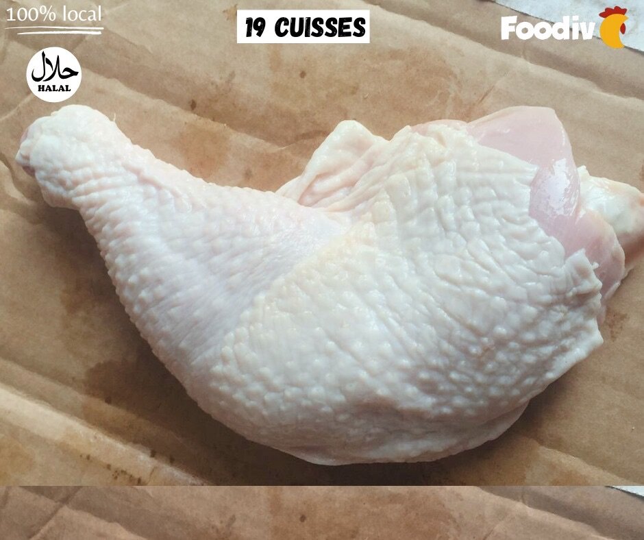 19 cuisses de poulets(locales)