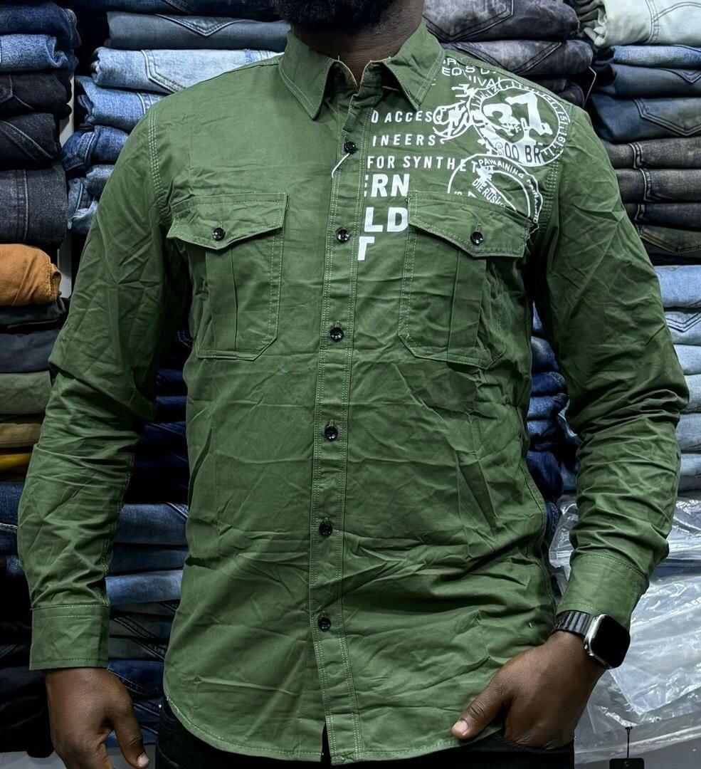 Chemise Homme Moderne Multicolore