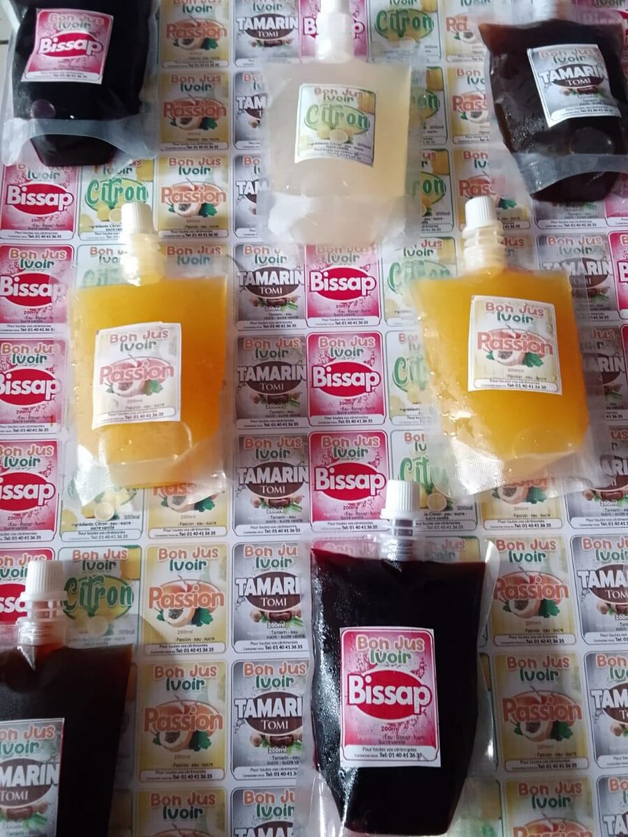 Jus naturel en sachet 250ml