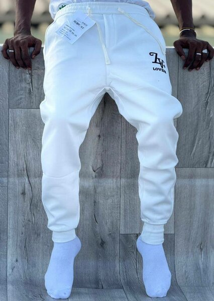 Pantalon de jogging blanc homme