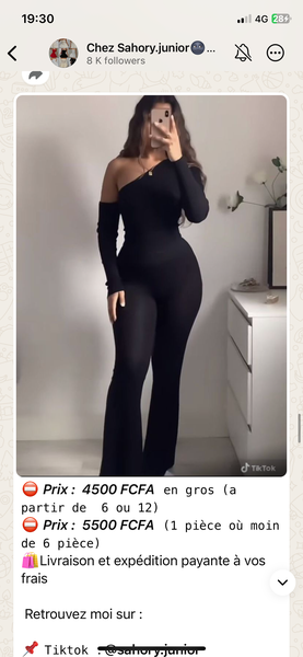 Combinaison élégante femme