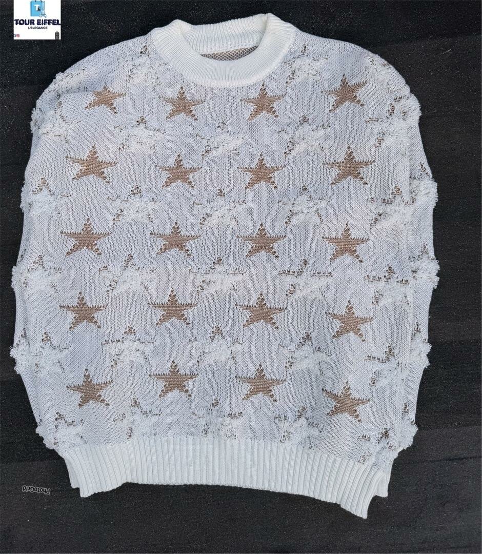 Pulls tricotés étoilés