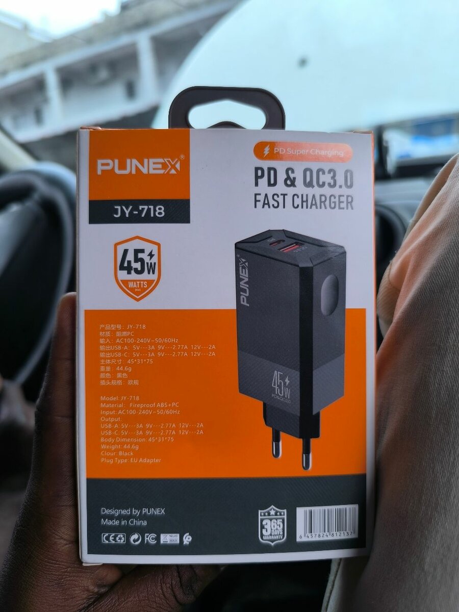 Chargeur PD 45W Ultra rapide