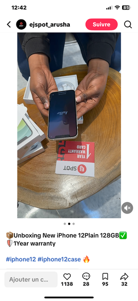 iPhone 12 Neuf 128GB Blanc