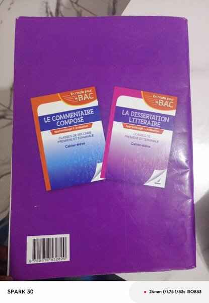 Cahier Élève Préparation BAC