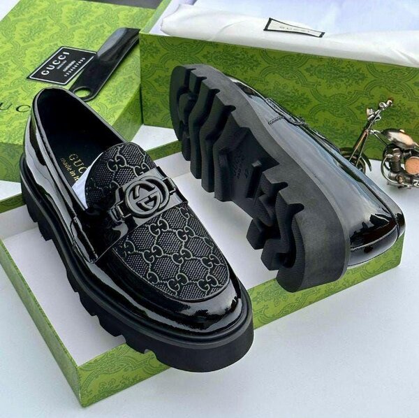 Mocassins en cuir Gucci