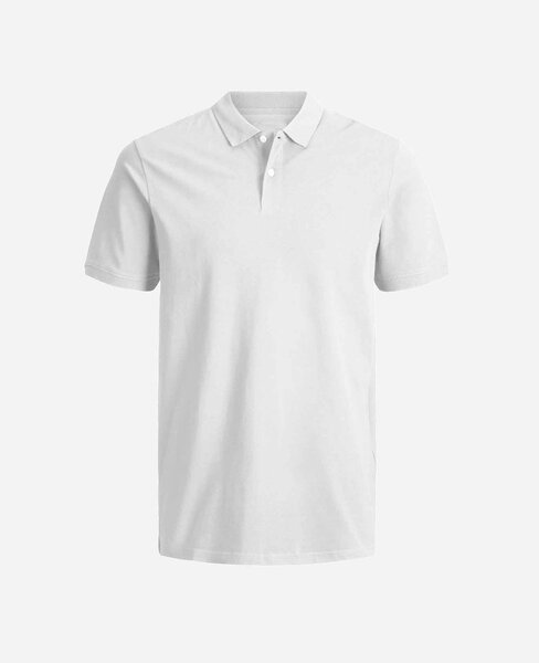 Polo blanc classique homme