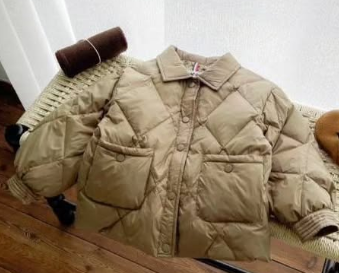 Ветровка пух бежевая