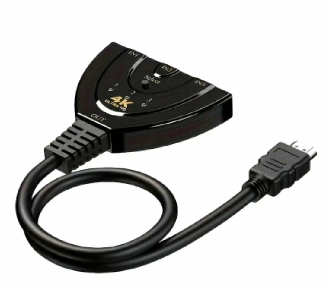 Switch HDMI 3 en 1 4K UHD