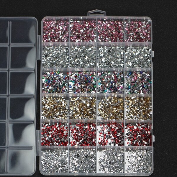 Boîte de Strass Brillants