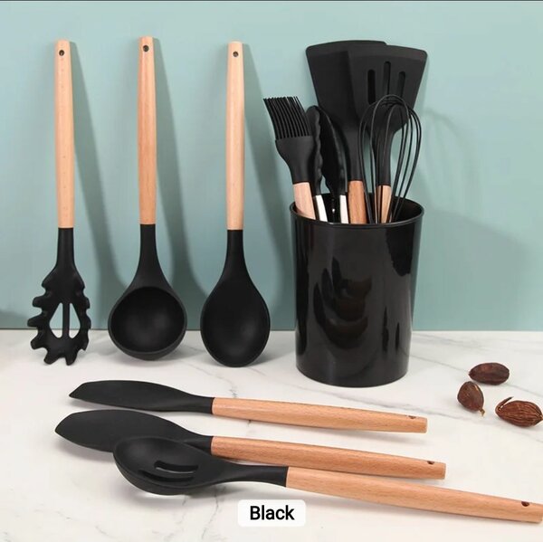 12peices set silicon laddles