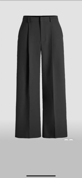 Pantalon tissu dame noir