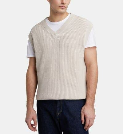 Gilet en tricot sans manches