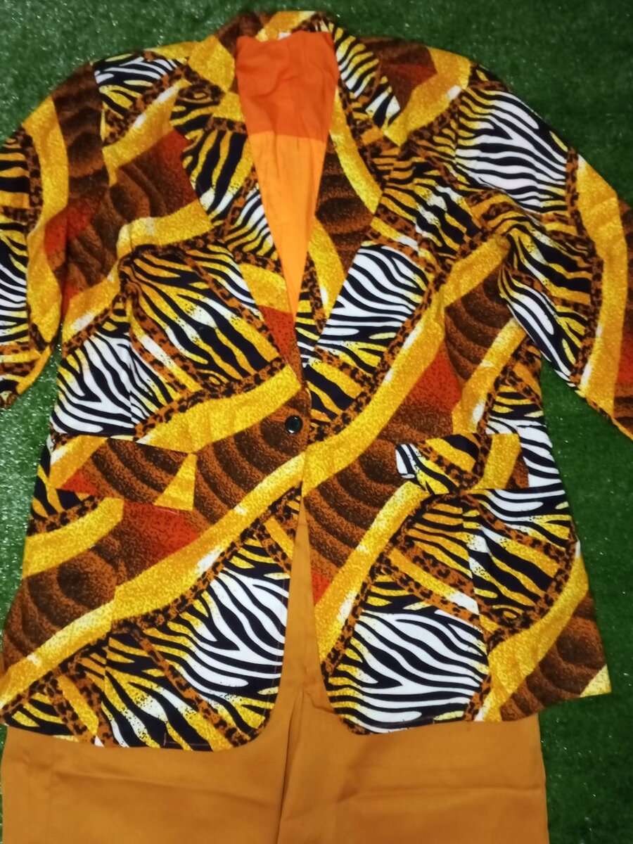 Ensemble veste pagne