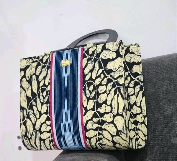 Sac cabas en tissu wax