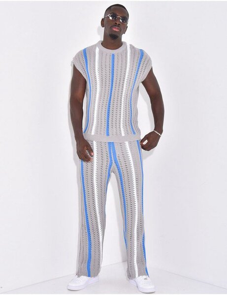 Ensemble crochet tendance homme