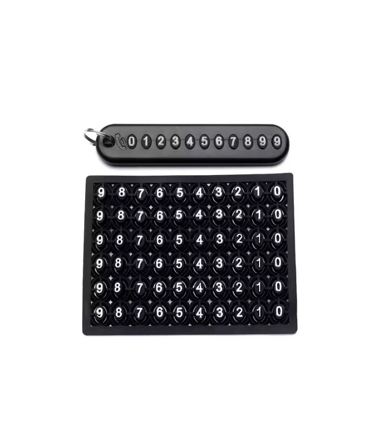 Porte-clés Numéro Personnalisable