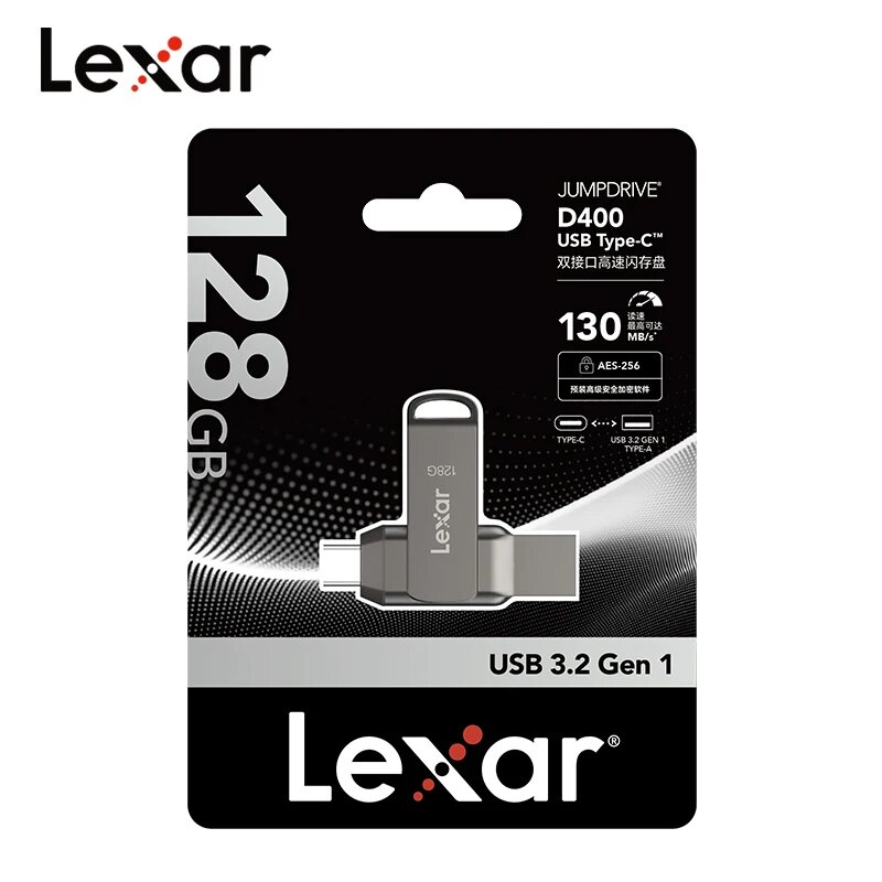 Clé USB Lexar 128GB 2en1