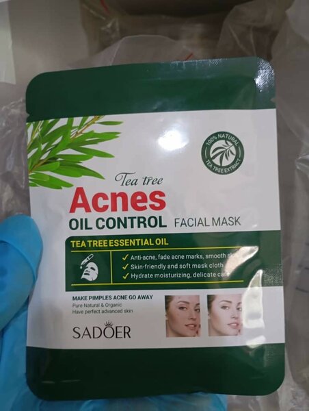 Acne control facial mask