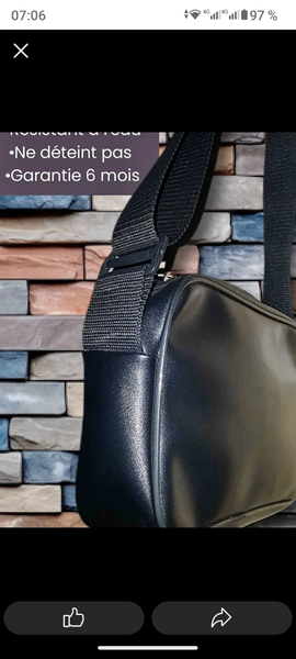 Sac bandoulière en cuir élégant