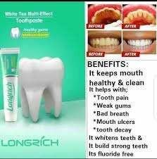 White Tea Multi-Effect Whitening Toothpaste - 200g