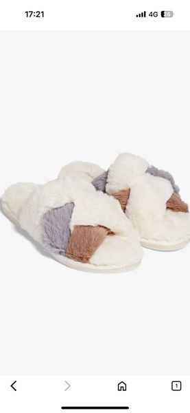 Chaussons peluche confort