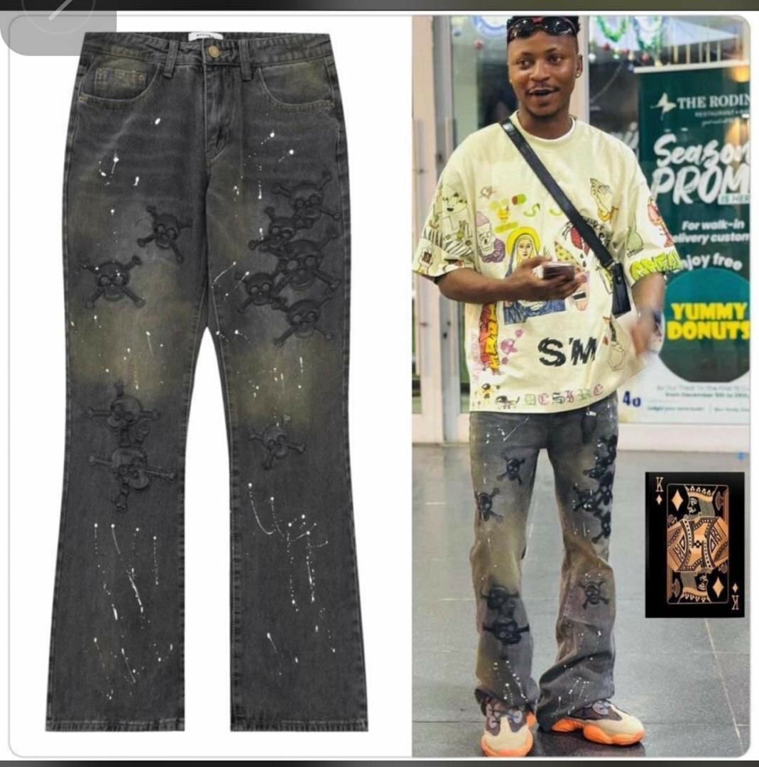 Pantalon flare pour homme