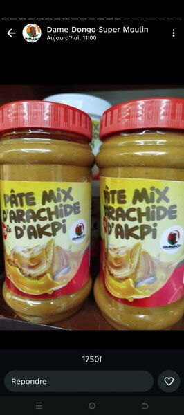 Pâte Mix d'Arachide et Akpi
