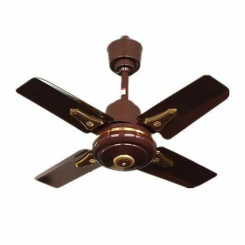 24" Short Blade Ceiling Fan - Brown