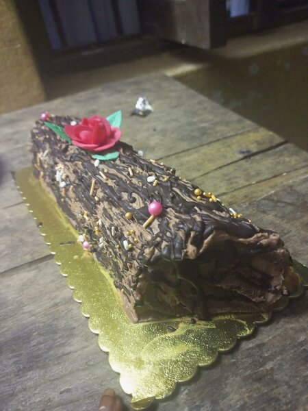 Bûche de Noël chocolat