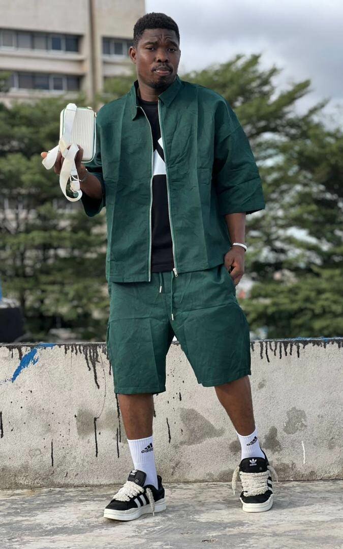 Ensemble short et chemise tendance