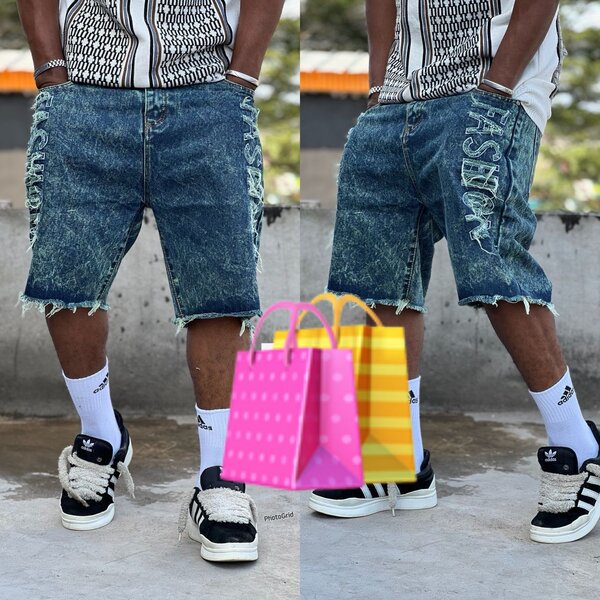 Short en jean moderne homme