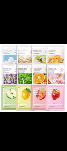 Masques hydratants visage divers