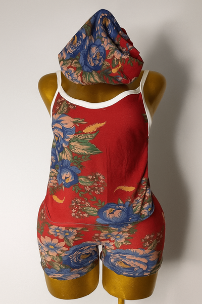 Pyjama d'été imprimé pour femmes