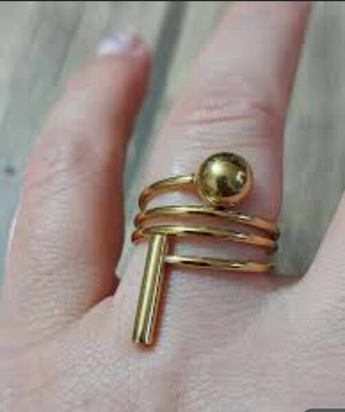 Bagues en or modernes élégantes