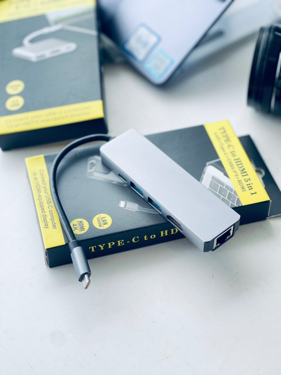 7 in 1 C Hub Ethernet & HDMI