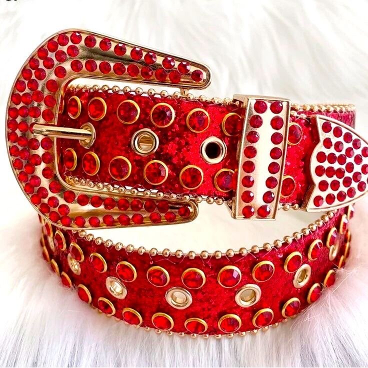 Ceinture style western strass