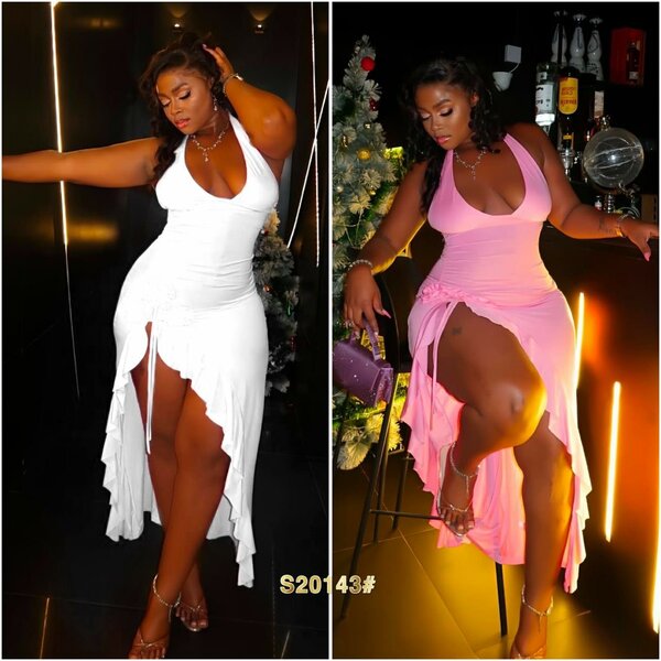 Robe évasée élégante soirée