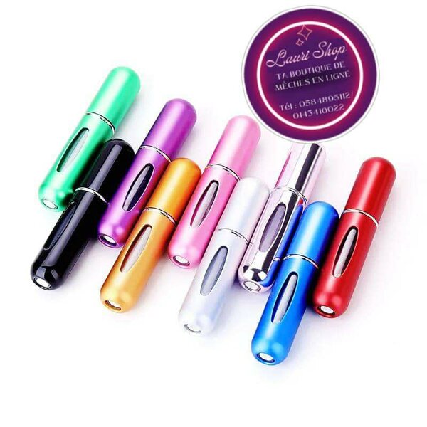 Tubes de parfum rechargeables