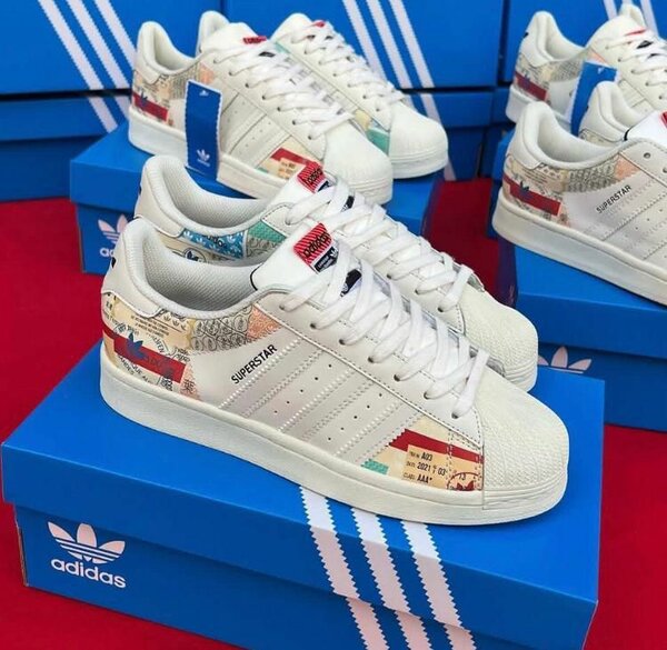 Adidas Superstar sneakers blancs