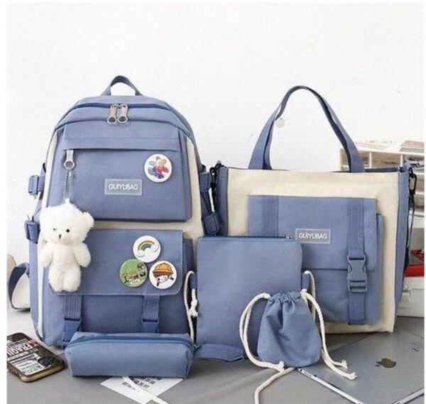 Sac à dos scolaire - Set 6 pièces